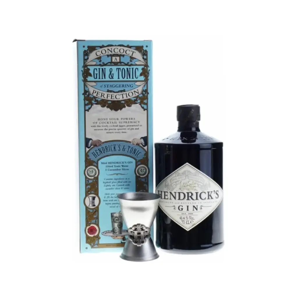 ESTUCHE HENDRICKS + JIGGER