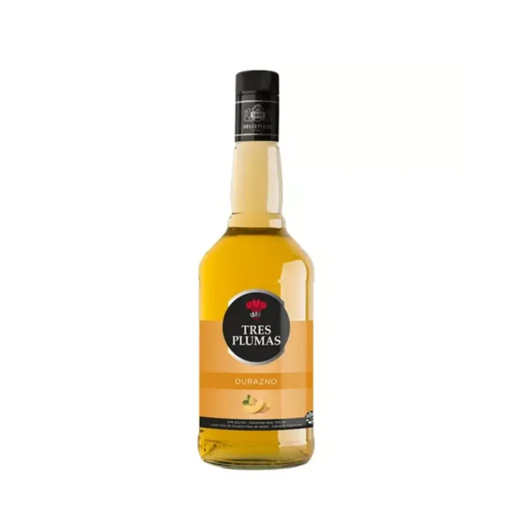 TRES PLUMAS DURAZNO 700ml