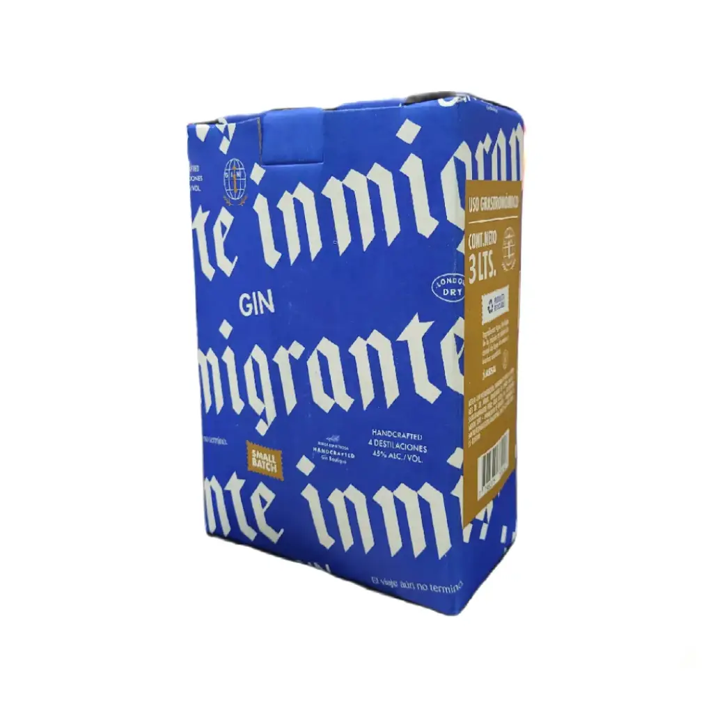 GIN INMIGRANTE BAG IN BOX 3LT