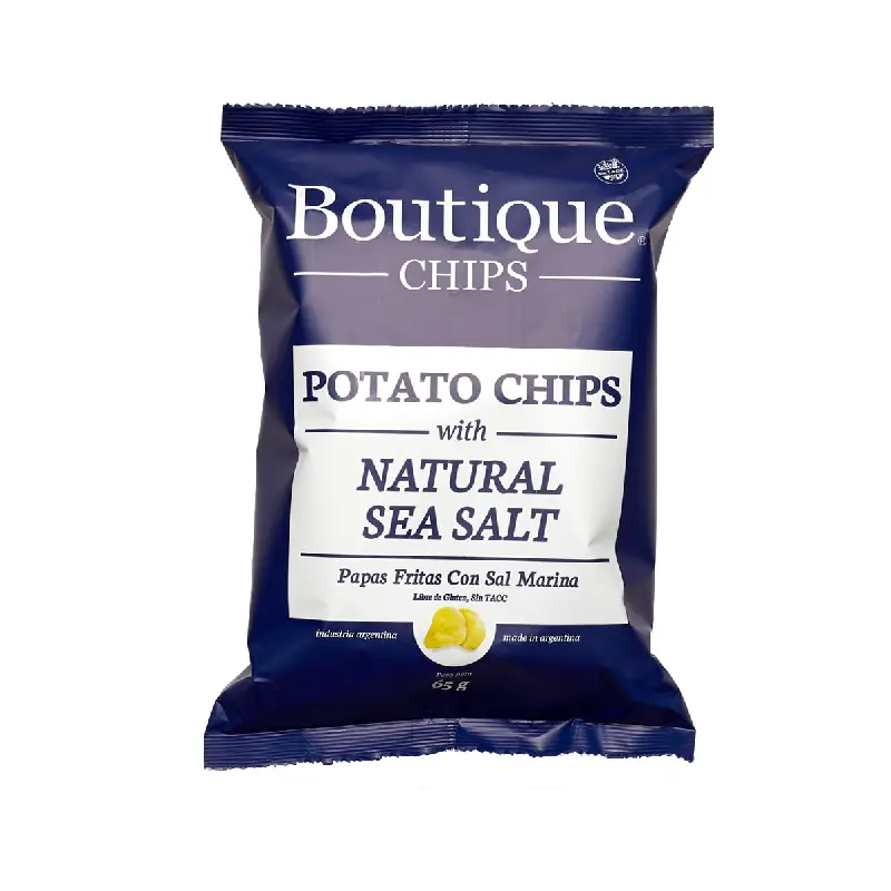 BOUTIQUE CHIPS NATURAL SEA SALT 65g