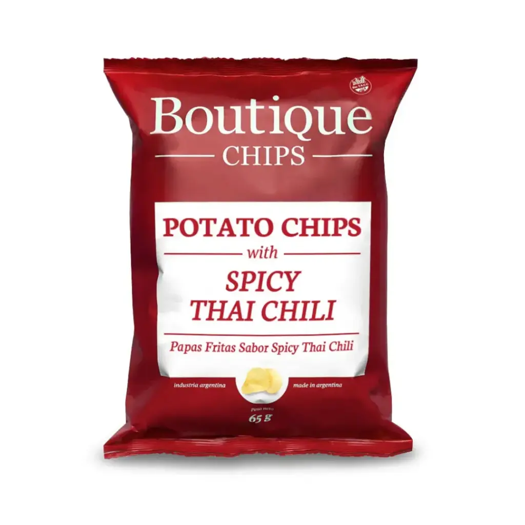BOUTIQUE CHIPS SPICY THAI CHILI 65g