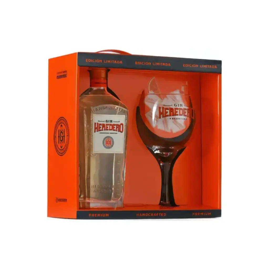 GIN HEREDERO C/ESTUCHE 750 ml + COPA