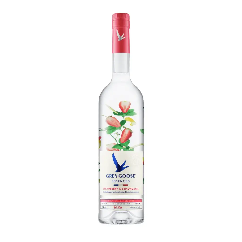 GREY GOOSE ESSENCES STRAWBERRY & LEMONGRASS 1000ml.
