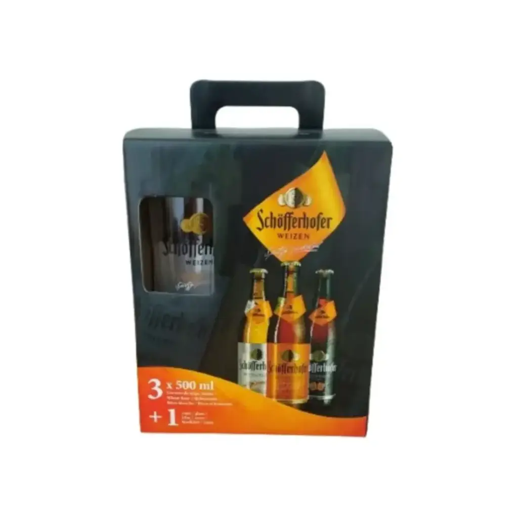 KIT SCHOFFERHOFER X3 C/ 1 VASO 500ml