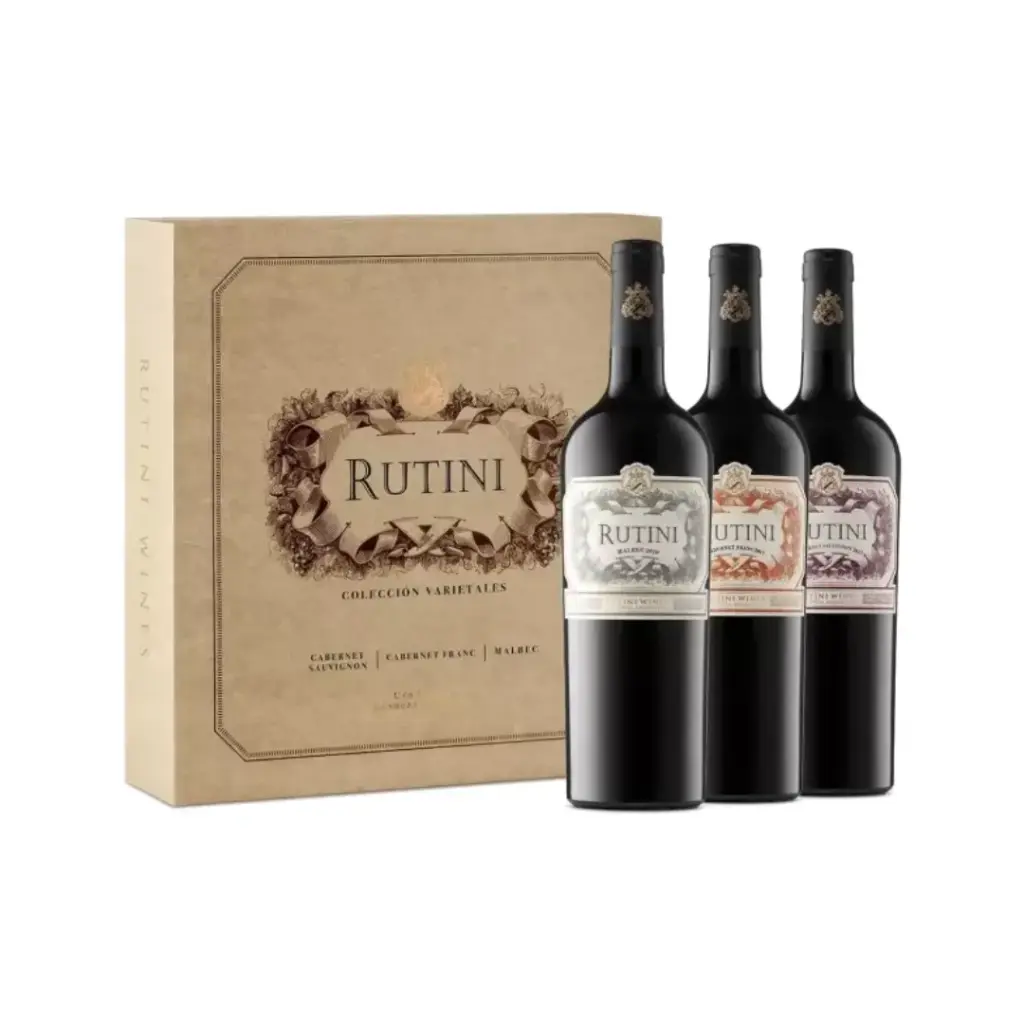 RUTINI CAB-SAUV CAB-FRANC MALBEC ESTUCHE X3 750ml