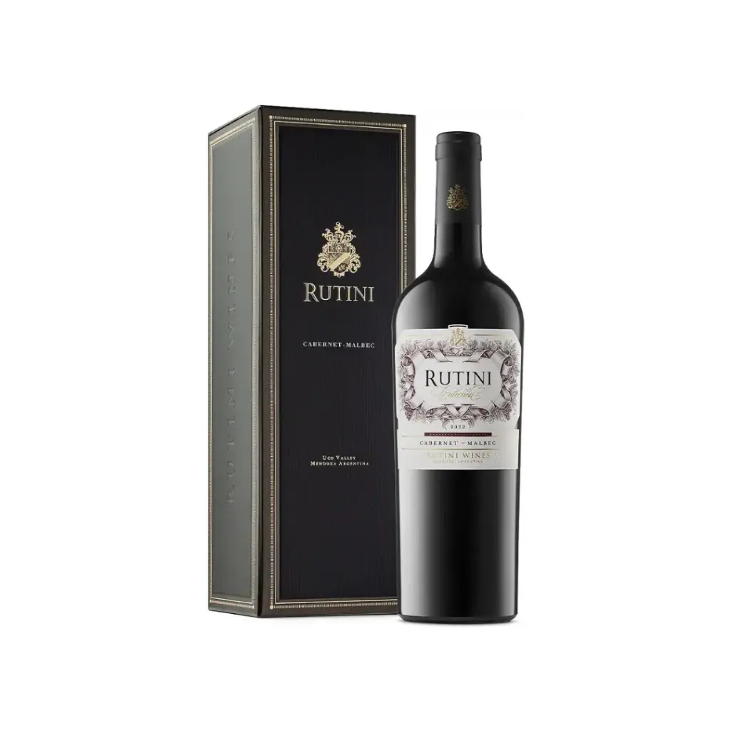 RUTINI CABERNET SAUVIGNON - MALBEC C/ESTUCHE 1500ml .