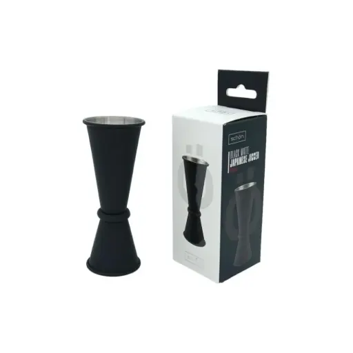 [11409] MEDIDOR JIGGER JAPONES NEGRO MATTE SCHON